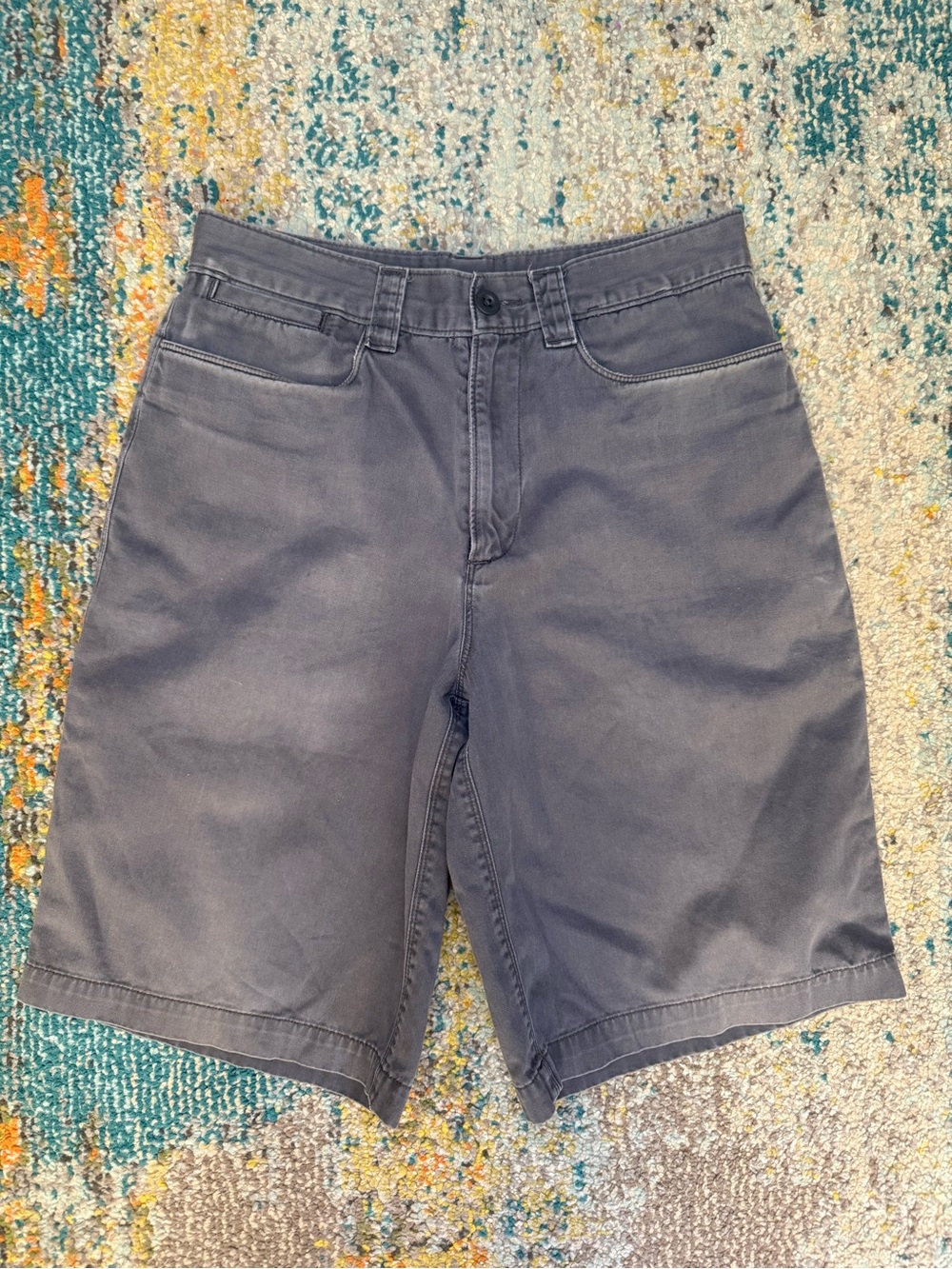 Men's North Face Classic Casual Long Shorts - Slate Gray